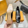 Scarpe eleganti firmate sandali con cinturino alla caviglia décolleté da donna scarpe singole cinturino con fibbia Designer di lusso donna goth sandali con tacco spesso da donna
