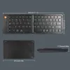 Keyboards Pocket Folding Keyboard Rechargeable BluetoothCompatible Ultra Slim Keyboard for iOS Android Windows Smartphone Tablet Laptop