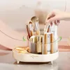 Storage Boxes Shelf Partition Bucket Rotatable Table Box Brush Skincare Desktop Makeup Dressing Cosmetics