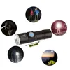 Ultra heldere oplaadbare led-zaklamp USB LED-zaklamp Mini-zaklampen Flitslicht Zaklamp Zoombare lampen voor paardrijden Buiten wandelen kamperen fietsen sporten