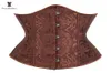 Vita pancia Shaper Burlesque Corsetto sottoseno Bianco Nero Rosso Blu Rosa Albicocca Verde Marrone Giallo Bustier floreale Bauques Plus Siz1404863