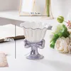 Mugs Creative Bow Shape Ceramic Goblet Cute Exquisite Pudding Dessert Ice Cream Cup Milk Coffee Home Decoration Women Girls Gift