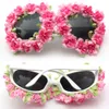 Nouvelles lunettes de soleil boule de fleurs lunettes de fête d'Halloween