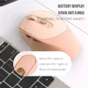 Bluetooth 50 Wireless Mouse Ergonomic Gaming 24Ghz Rechargeable Computer Mice 4000 DPI 6 Button Mute For Laptop PC 240309