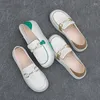 Casual Shoes 2024 Spring Autumn Loafers for Women Soft Leather Flat Single Fashion Mix Color Female