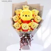 Doldurulmuş peluş hayvanlar sevimli oyuncak ayı doldurulmuş hayvan peluş oyuncak sevgilisi rilakkuma mezuniyet ile çiçek buket hediye kutusu doğum günü mezuniyet hediyeleri l240322