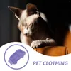 猫の衣装毛のないセーター柔らかい服装コートスリーブ付き暖かい子猫の服xs