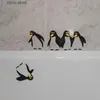 Koelkastmagneten 1 leuke pinguïn keuken koelkast sticker DIY sticker keuken decoratie muursticker Y240322