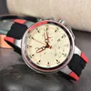 Lüks erkek izle erkek kuvars saatler otomatik 40mm safir katlanır toka kol saatleri 904L paslanmaz çelik silikon kayış montre de lüks dhgate