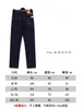 24 jeans heren ontwerper borduurwerk afdrukken mode casual kleine voeten lange broek broek met witte revers letter grafische negen kwart broek slim fit denim broek