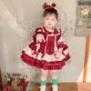 Robes de fille Miayii bébé vêtements espagnol Vintage Lolita Turquie robe à manches longues fête d'anniversaire pâques robe de princesse pour les filles Y3738