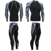 Men's Thermal Underwear 2024 Top Quality Clothing Compression Men Sets Sweat Quick Drying Sportswear