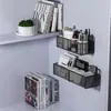 Krokar svart väggmonterad badrumshylla dusch schampo rack kök smaktor förvaring korg toalett tvålhållare arrangör