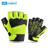 Cycling Gloves INBIKE Summer MTB Cycling Gloves Gel Padded Half Finger Bicycle Gloves for Men Breathable Outdoor Sport Bike Gloves Accessories 240322