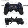 Controladores de jogo Joysticks Controlador de gamepad USB com fio para PC Laptop Preto Joysitck Joypad para WinXP / Win7 / Win8 / Win10 para Raspberry Pi RetropieY240322