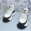 Stijl trouwjurk Europees feestschoenen mode gevulkaniseerd ademende veter casual sneakers rond teen dikke bodem buiten vrije tijd wandellasten w90 9046