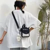 Tas INS Schattig Canvas Klein Voor Dames 2024 Trendy Koreaanse stijl Veelzijdige Messenger Student Schouder Meisje Crossbody Pouch