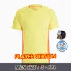 2024 Colombia Camisetas de fútbol visitante Valderrama FALCAO JAMES Inicio 24 25 Colombia Camiseta de fútbol CUADRADO Equipo nacional Hombres Niños Kit Camiseta De Futbol