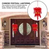 Bordslampor 3 PCS Palace Lantern Spring Festival Ornaments julgrandekorationer hänge