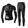 Wetsuit Women Neoprene 2mm jacka och dykbyxa Slim Swimsuit gratis dyk 2st. Set 240321