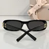 Sunglasses 24 Summer Glimpse Sunglasses Female Designer Acetate Black Frame Outdoor Travel Sunglasses SMU 08ZS