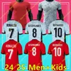 Al-Nassr FC Ronaldo Soccer Jersey 2023/24 Portuguese Bruno Fernandes Diogo J. Danilo Portuguesa Fans PlayerバージョンPortugieser Men Kids Kit Football Shirt