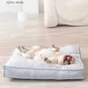 Canis canetas luxo pet mat cão dormir cama grande cão confortável ninho tapete macio casa de cachorro gato sofá tapete destacável suprimentos para animais de estimação y240322