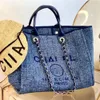 Bolsas de letras de praia Luxo CC Totes Bolsa Moda Bolsa Bolsa de Mulheres Mulheres CH Bolsas de Designer Bordadas Bolsas de Designer Feminino Mochila Cruz