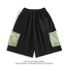 Herren-Shorts, Bandage, Arbeitskleidung, Hong Kong-Stil, lässige Jugend-Halbhose, Cityboy Herren-Basketball-Caprihose, japanische Straßenkleidung, Merchandise-Hose J240322