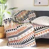 Cobertores de luxo sofá decorativo cobertor colaboração na capa da cama Tapeçaria de parede xadrez toçaria Bohemian