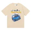 Marque de mode américaine RHUDE Formula F1 Racing T-shirt commémoratif à manches courtes de haute qualité pour hommes et femmes, couples, demi-manches en coton