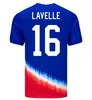 2024 Pulisic Usas Soccer Jerseys Reyna Aaronson Weah Acosta McKennie 24 25 Maillot de Futol Ferreira Dest Morgan oss En fotbollskjorta Rapinoe Dunn Kvinnor barn