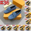 40Modal lyxiga avslappnade män äkta läderskor Summer Breattable Green Men's Designer Loafers läderskor Sapato Masculino Zapatos Hombre US4-12