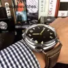 Pererass Luminors vs Factory Top Quality Automatic Watch P900 Automatisk Watch Top Clone Sapphire Mirror 47mmmm 13mm Importerat Cowhide Band Brand Designers Wrist Z6