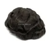 Парики Новый базовый дизайн Stock Remy Hair Toupee Lace Вокруг Pu Men Toupee Australia Base