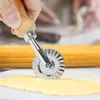 Baking Tools 1/2/4PCS Pastry Wheel Cutter Stainless Steel Round Pizza Cutting Home Divider Kitchen Gadgets