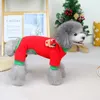 Vêtements de chien Vêtements d'hiver pour chiens Combinaison de Noël Vêtements pour animaux de compagnie Chaud Polaire Petits Onesies Chihuahua Manteau Français Bullodg Outfit Vêtements pour chiots