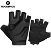 Cykelhandskar Rockbros Cycling Mens Gloves Breattable Sockproof Cycling Gloves Summer Fingerless Gloves MTB Mountain Bicycle Gloves Sports 240322