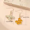 Dangle Earrings European And American Bees Beehives Insects Fashionable Personalized Orange Animal Jewelry Wholesale