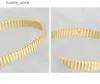 Braccialetti con ciondoli F.I.N.S coreano minimalista Gear S925 argento sterling oro braccialetto struttura polsino aperto regolabile previene l'allergia gioiello L240322