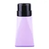 Storage Bottles 220ml Empty Lockable Pump Dispenser Nail Polish Gel Cleaner Liquid Press Bottle