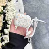 Accessoires pour écouteurs Motif chrysanthème pour Airpods 1 2 3 Étui pour écouteurs sans fil Étui en silicone pour Airpods Pro 2 avec cintre papillonY240322