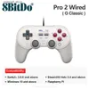 Controller di gioco Joysticks 8bitdo pro 2 gamepad cablato per nintendo switch PC gamepad retropie raspberry pi Ultimate software per capelli regolabili triggersy240324