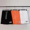 Hiphop shorts män kvinna vintage bomull casual dragsko joggar byxor