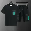 Polos camiseta para hombre chándales verano casual moda diseñador tracksuitsr tops hombres jogging ropa deportiva transpirable camiseta + pantalones cortos traje de dos piezas M-3XL