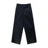 Yuyi Spring New High End Western Style Casual Pants for Women Personlig design breda ben midja barn