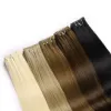 Extensions Toysww Straight PU Skin Weft Hand Tied Tape In Adhesives Virgin Human Hair Extensions 16"24" 40pcs Invisible Seamless Tape in