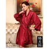 حجم كبير السمين ممانة متعة الملابس الثابتة pajama bathrobe d112 349041