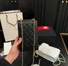 borsa per cellulare con catena borsa a tracolla monospalla da donna di design sotto l'ascella portamonete per banchetto