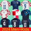 Jerseys de football MODRIC MER Croatie GVARDIOL KOVACIC SUKER HOMMES ENFANTS KIT FEMMES Fans Player Version Rétro Croacia Football Shirt